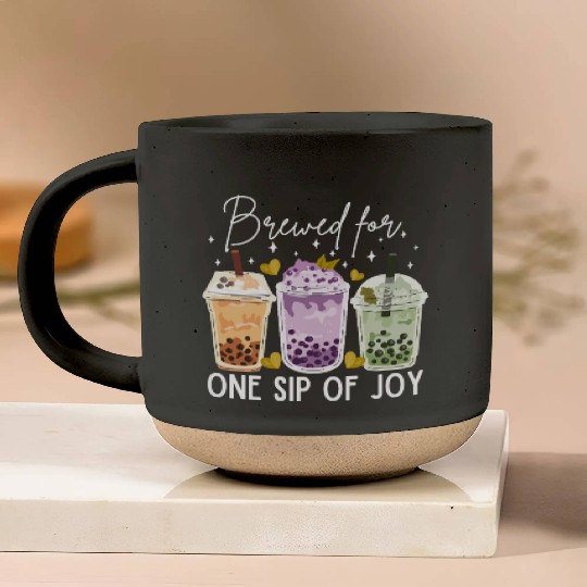 Boba tea lover Pottery Mugs