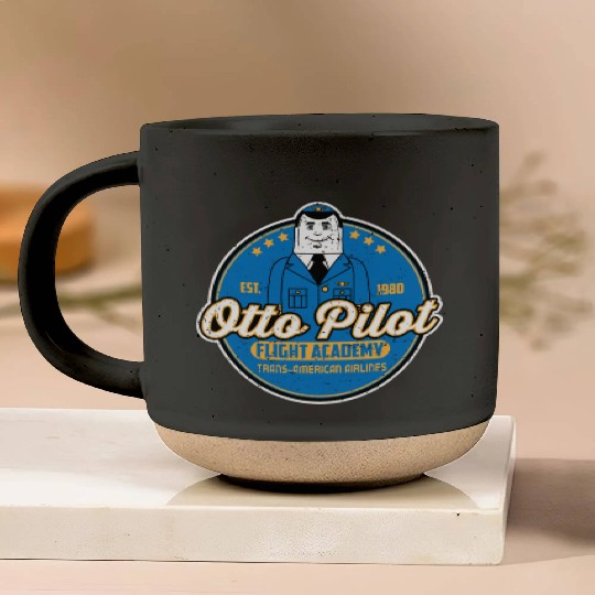 Otto Pilot flight academy Pottery Mugs