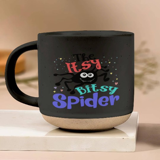 The Itsy Bitsy Spider – Whimsical Nursery Rhyme Pottery Mugs