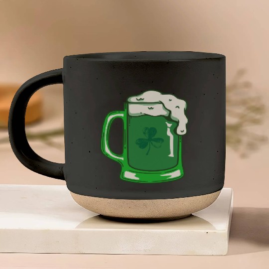 Green Beer Pottery Mugs