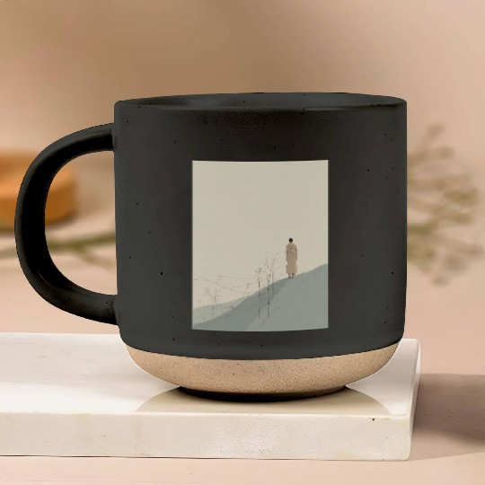 Walking the Edge Pottery Mugs