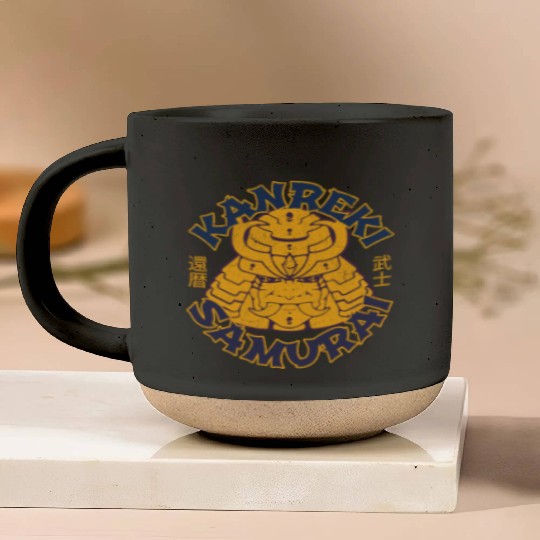 Kanreki 60th Birthday Japanese Samurai Pottery Mugs