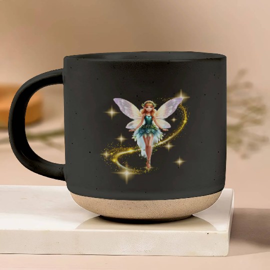 Twilight Fairy Glow Pottery Mugs