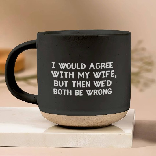 Funny Husband Wife Pottery Mugs