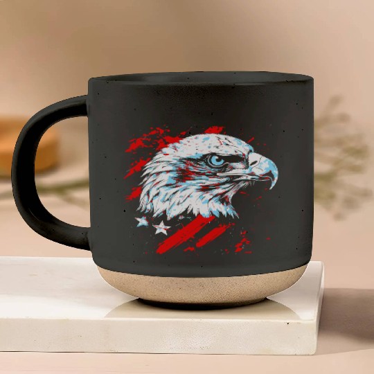 Symbol of America - American Bald Eagle Pottery Mugs