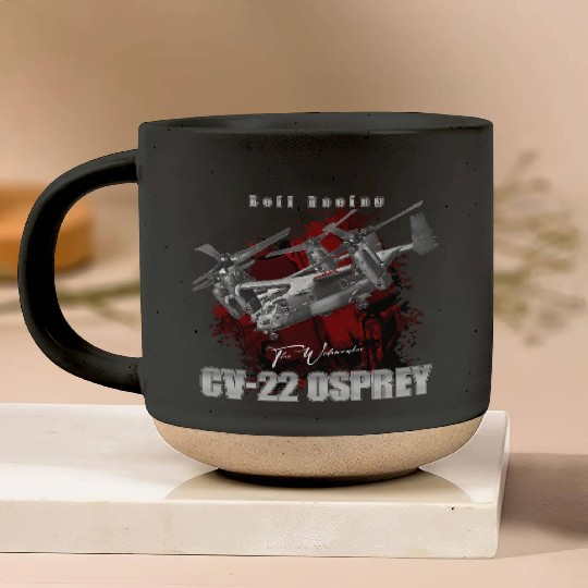CV22 Osprey Us Air Force Hybrid Aircraft Pottery Mugs