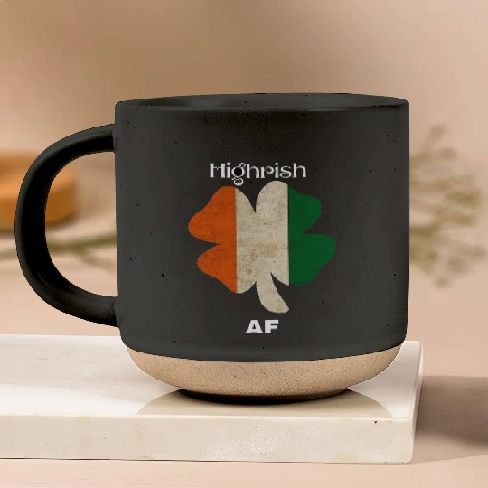 Irish AF – Funny St. Patrick’s Day Drinking Pottery Mugs