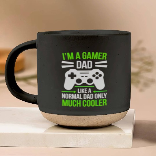 Gamer Dad Pottery Mugs – Funny Father's Day Gift