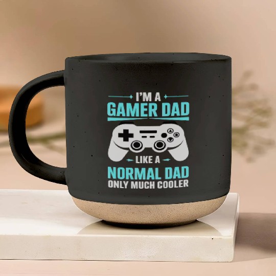 Gamer Dad Pottery Mugs – Funny Father's Day Gift