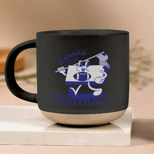 Kansas City Football Pottery Mugs