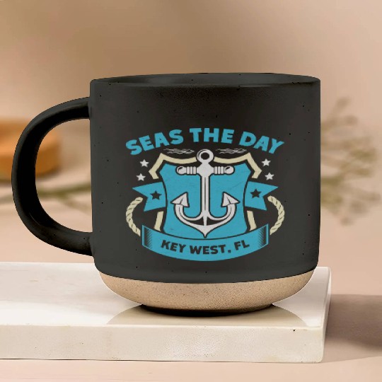 Key-West SEAS A DAY KEY-WEST SEAS Yachting Pottery Mugs