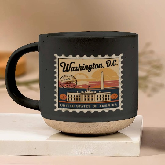 Washington DC Souvenir and Political Gift Idea Pottery Mugs
