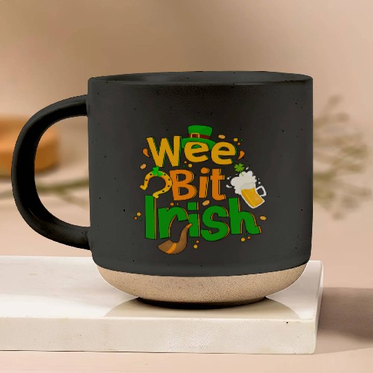 Wee Bit Irish Pottery Mugs Drinking Irish Lover