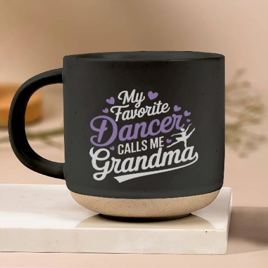 Grandma Dance Pottery Mugs
