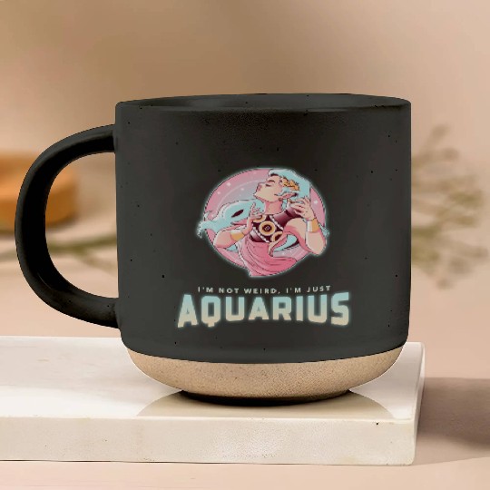 im not weird just aquarius Pottery Mugs