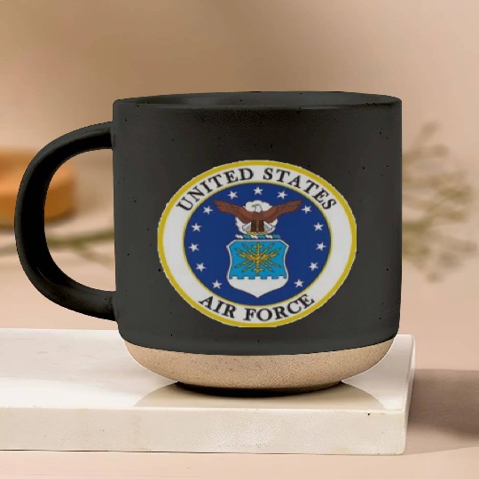 US Air Force 5 Pottery Mugs