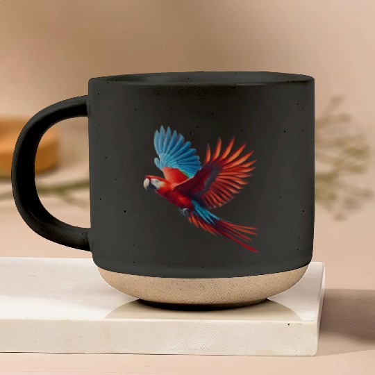 macaw parrot Pottery Mugs