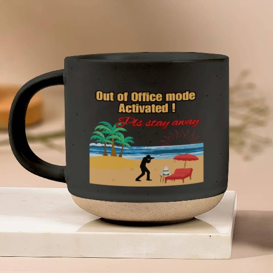 On Holidays Pottery Mugs