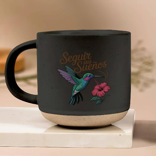 Seguir Sus Suenos Follow Your Dreams Hummingbird Pottery Mugs