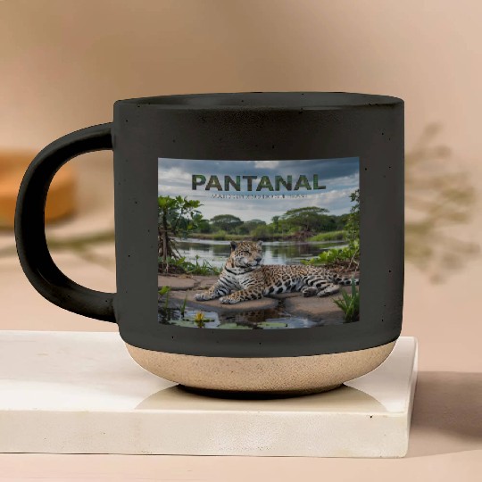 Pantanal Jaguar – Wild Beauty of Brazil Pottery Mugs