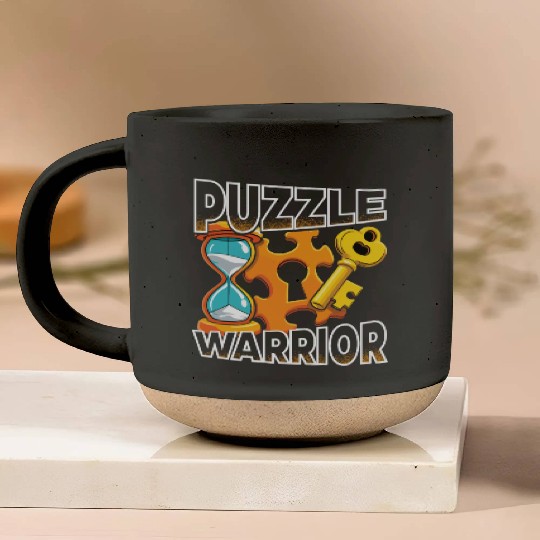 Escape Room Puzzle Warrior Pottery Mugs