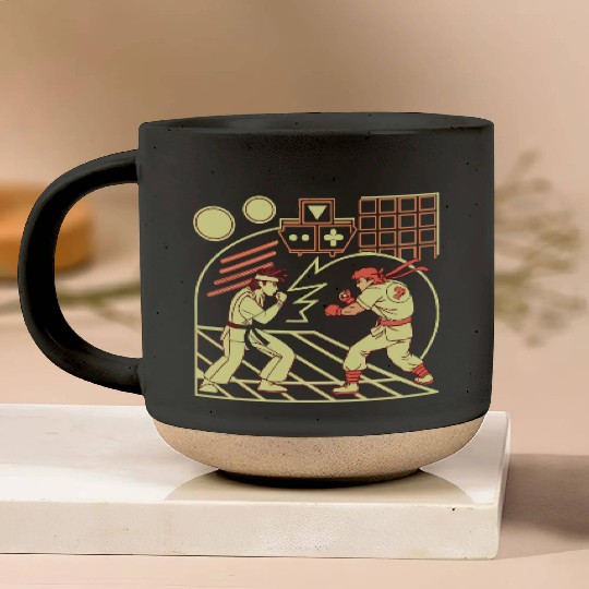 Game On: Level Up Pottery Mugs