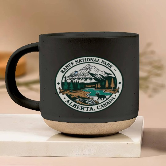 Banff National Park Alberta Canada Pottery Mugs