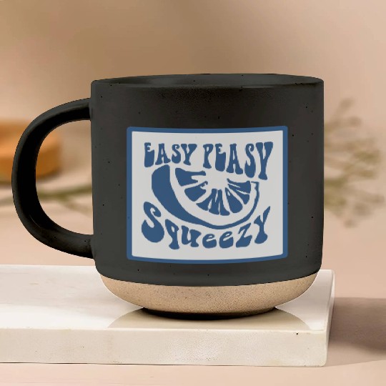 Easy Peasy Lemon Pottery Mugs