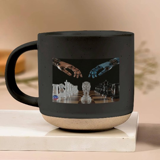 Crystal Robotic Chess Clash Pottery Mugs