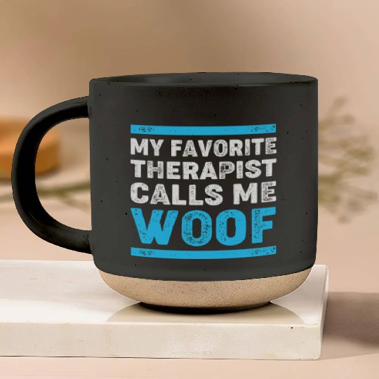 Therapy Dog Lover Psychology Pottery Mugs