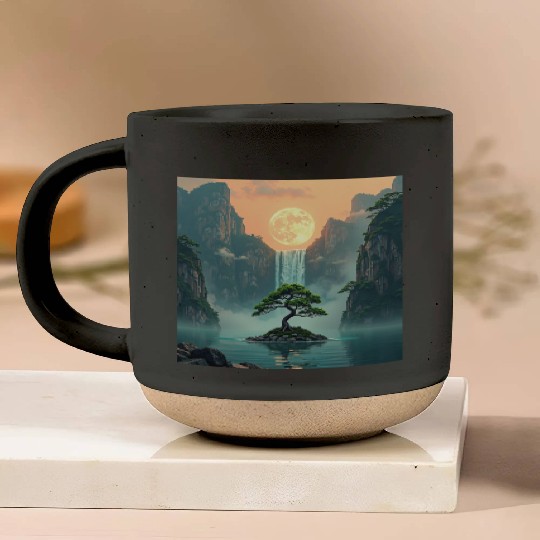 Harmonious Night 2 Pottery Mugs