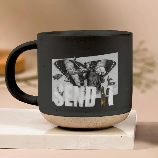 Send lawyers guns and money Pottery Mugs