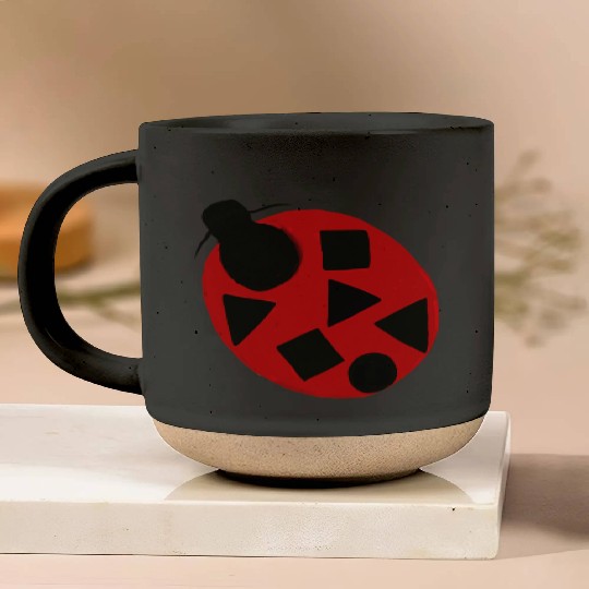 Ladybug insect Excepcionalis Pottery Mugs