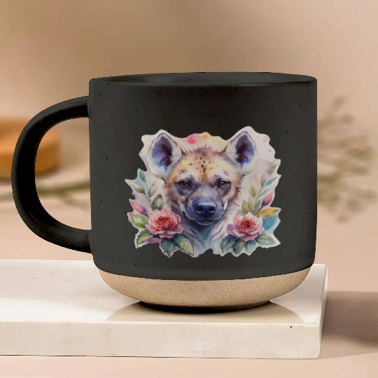 Sage the Blooming Hyena Pottery Mugs