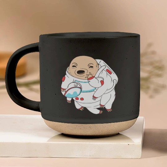 Water Bear Lover Tardigrade Astronaut Pottery Mugs