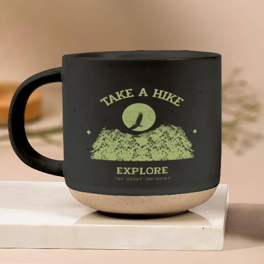 Take A Hike Pottery Mugs