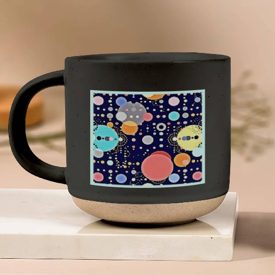 Joyful Bubble Universe Vision Pottery Mugs