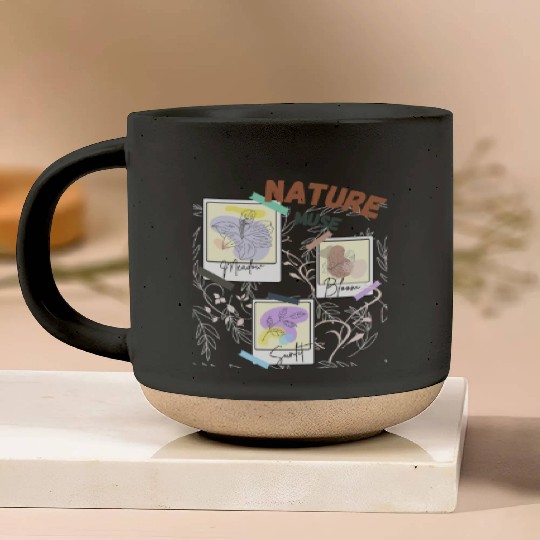 Spring Blossom Nature Pottery Mugs for Girls – Fresh &