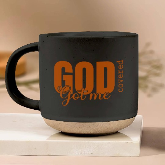 God Got Me Covered - Faith-Based Christian Apparel Pottery Mugs