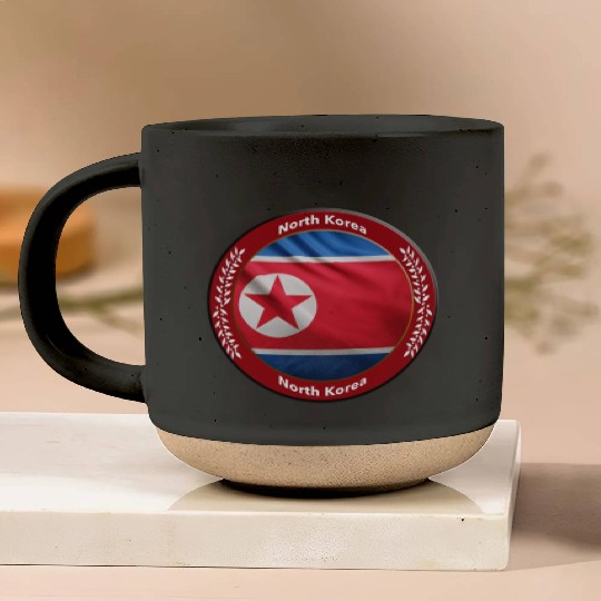 North Korea Pottery Mugs