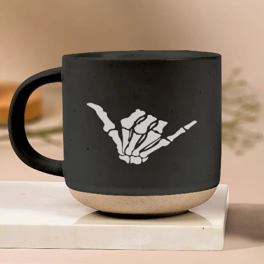Skeleton Shaka Hand – Bone Hang Loose Pottery Mugs