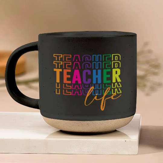 Teacher Life Pottery Mugs
