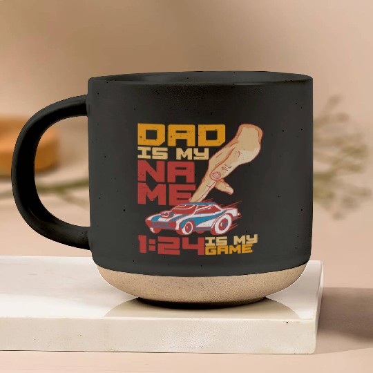 Slot Car Dad Racing RC Car Drag Racing Pottery Mugs