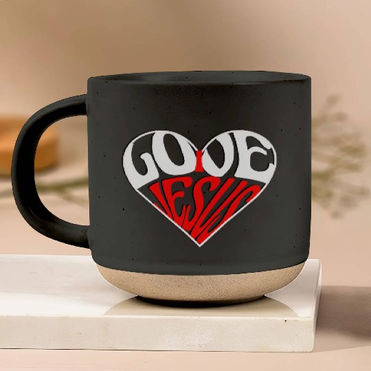 I love Jesus Pottery Mugs