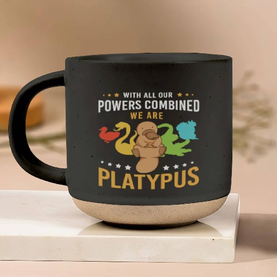Animal Lover Platypus Pottery Mugs