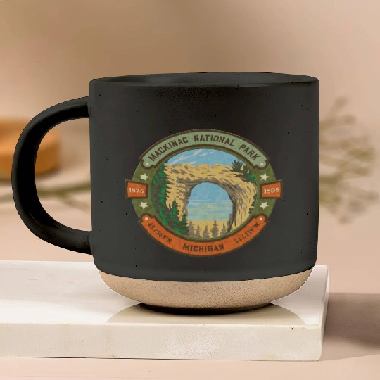 Mackinac Island Pottery Mugs