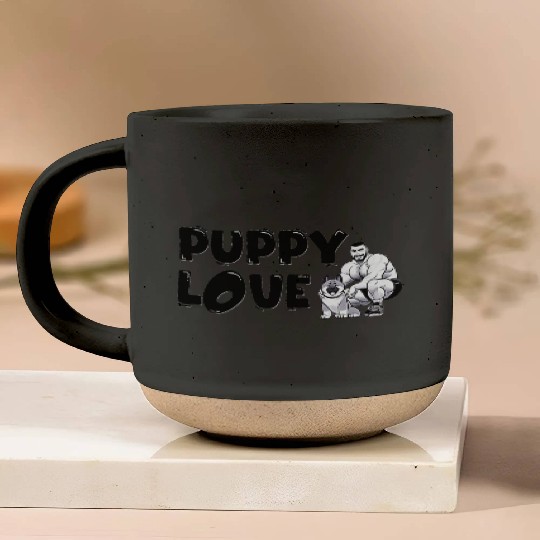 Puppy Love Pottery Mugs