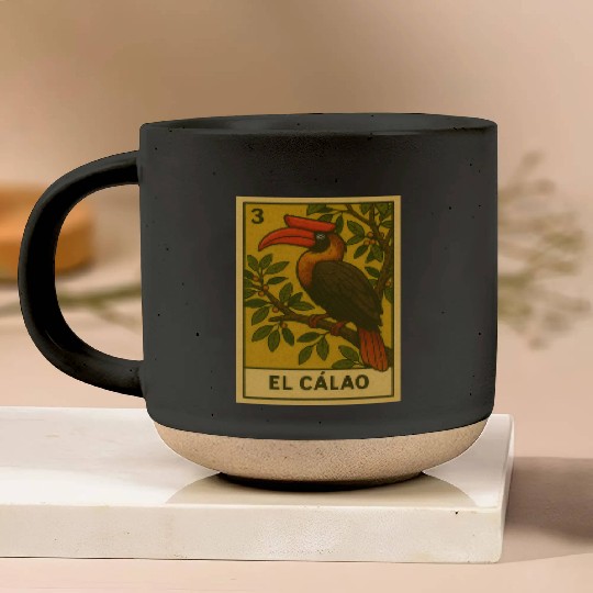 EL CÁLAO - THE KALAW - LA LOTERÍA Pottery Mugs