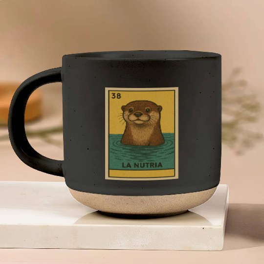 LA NUTRIA - THE OTTER - LA LOTERÍA Pottery Mugs