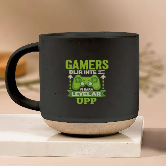 Gamers Don't Age, We Just Level Up - Embroidery Pottery Mugs